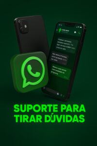 Suporte para tirar dúvidas via WhatsApp
